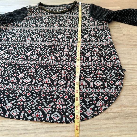 SCOTCH & SODA Printed Semi Sheer Top - Picture 12 of 13